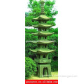 Japanese stone pagoda lanterns